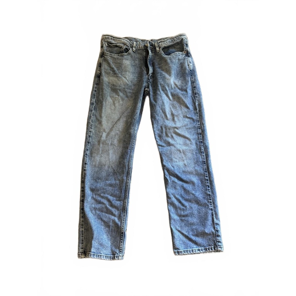 Levi's Men's 514 Medium Wash Straight Stretch Denim‎ Jeans 34x30